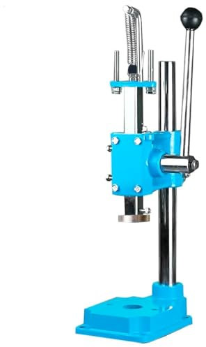 GUILOPOER 45 mm Pressmaschine manueller Parfüm-Verschließer, höhenverstellbare Flaschen-Bördelmaschine, Sprüh-Bördelmaschine für die Werkstatt Professionelle Press-Verschließmaschine mit Griff Verschl