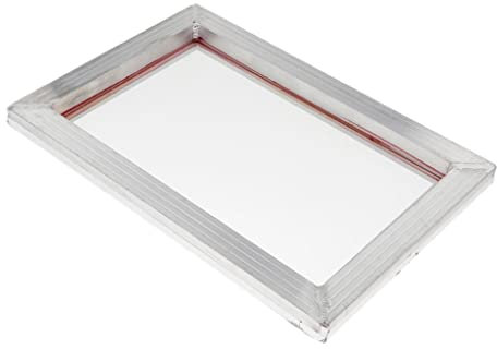 Harilla Siebdruckrahmen aus Aluminium, multifunktional, 90T Premium, für den DIY-Druck von T-Shirts zu Hause oder in kleinen Unternehmen, 25 cm X 35 cm X 1.8
