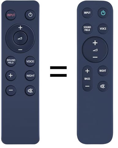 TCNOUMT RMT-AH513U Télécommande compatible avec barre de son Sony HT-S400 HT-SC40 HT-SD40 SA-WS400 SA-S400 SA-SC40 SA-WSC40 HTS400 SAWS400 SAS400 SASC40 SAWS40 WSC40 RMTAH513U