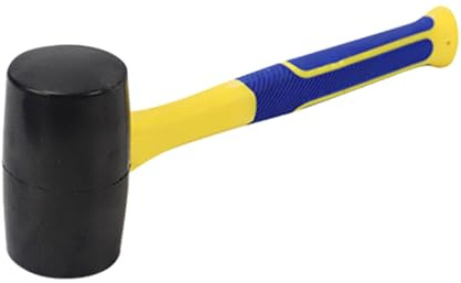 Martello di gomma leggero Martello Morbido Impugnatura ergonomica dello strumento delicato per l'installazione e l'assemblaggio del Governo dopo servizio