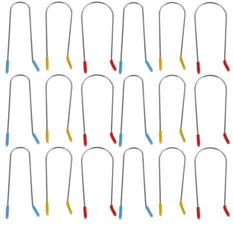 Sewroro para Rulos Calientes 24 Piezas 19 CM 254 CM 32 CM Clips de Sujeción para Rizador Térmico Accesorios para Peinado Casa y Salón de Belleza