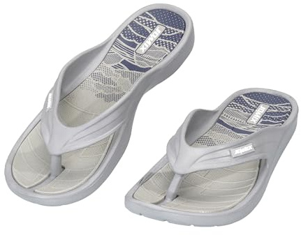 CLEIKS Flip Flop Ragazze Sandali Slides Uomo Calzature Balneari Estate Spiaggia Infradito Doccia Scarpe da Bagno (Grigio, 42 EU, MEI260383-0)