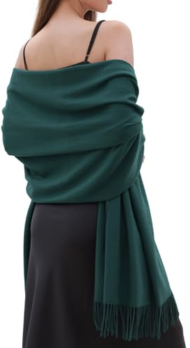 RIIQIICHY Hiver Chaud Écharpe Pashmina Châle Etole Foulard Femmes Longues Grandes Douces