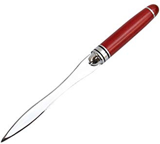 AUEAR, Metal Letter Opener Envelope Slitter Paper Knife for Women Men Home Office (Rosewood)