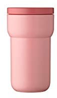 Mepal - Reisebecher Ellipse - Kaffeebecher & Teetasse für unterwegs - Luftdichter & auslaufsicherer Thermobecher To Go - Hält Ihr Getränk bis zu 30 Minuten heiß - 275 ml - Nordic Pink