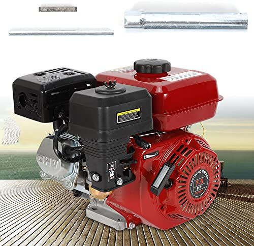 4 tiempos, 7,5 CV, 5100 W, motor de gasolina, cigüeñal, bomba de agua, motor de pie, motor de karts, motor de un solo cilindro, para bomba de transferencia de agua, desbrozadora Gokart