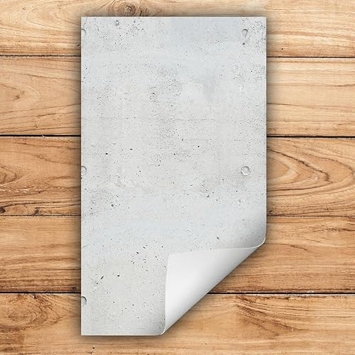 Herdabdeckplatte Abdeckung Aufrollbare Matte Induktionsmatte Kunststoff Herdabdeckmatte Ceranfeld Beton Grau 30x52 Abdeckplatte Ceranfeldabdeckung Antirutschmatte Schutz