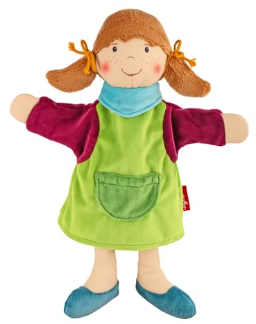 sigikid 43046 Handspielpuppe, Mehrfarbig/Gretel, OneSize