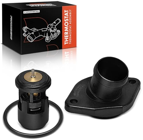 Frankberg Thermostat Kühlmittel Benzin Kompatibel mit Arosa 6H1 Ibiza II 6K1 B.o.r.a 1J2 Golf IV 1J1 Polo 6N1 6N2 L.u.p.o 6E1 6X1 Leon 1M1 Replace# 032121121J