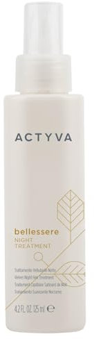 Actyva - Bellessere Night Treatment, Trattamento Notte per Capelli con Azione Vellutante con Oli Argan e Lino, Senza Risciacquo - 125 ml