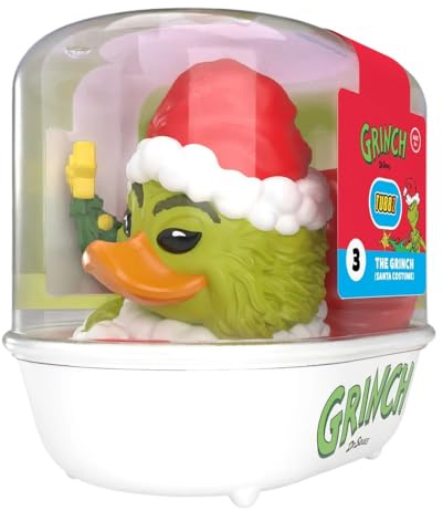 TUBBZ Première Édition: Le Grinch - Santa Outfit Grinch Figurine en Vinyle De Canard en Cosplay