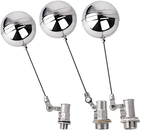 Válvula de flotador para depósito de agua, Válvula de flotador acero inoxidable 1/2, 3/4 y 1, for tanque agua fría caliente(3/4)