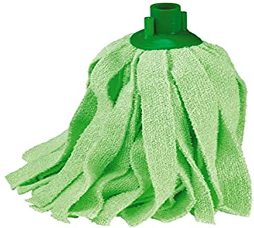 PLA 154 Fregona Tiras Verde Microfibra Premium