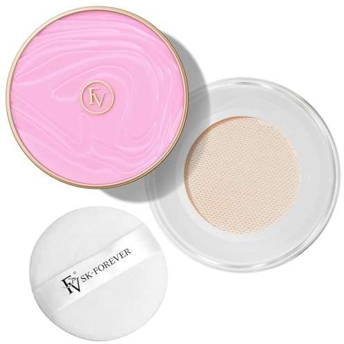 FV Poudre Matifiante,Professional Makeup Poudre Libre Fixante Maquillage Transparente，Baking Powder Réduit la Taille des Pores, Contrôle de la brillance，Finition Longue Durée,Teinte :Ivoire