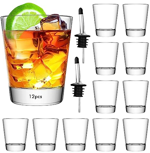 SuproBarware Lot de 12 verres à liqueur - Cadeau pour homme - 60 ml/6 cl - Pour vodka tequila, restaurant, barware, lave-vaisselle