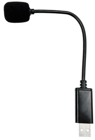 Comphic Microfono USB Portatile Regolabile, Mini Microfono Anti-Rumore USB per Laptop/Computer PC