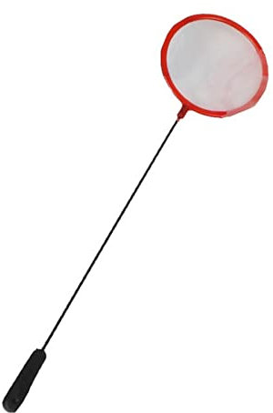 Acquari Rete Da Pesca 7,6 cm Rete Fine Piccole Schiumatrici Cattura Rete Di Pulizia Con Manico Lungo Per Pesce