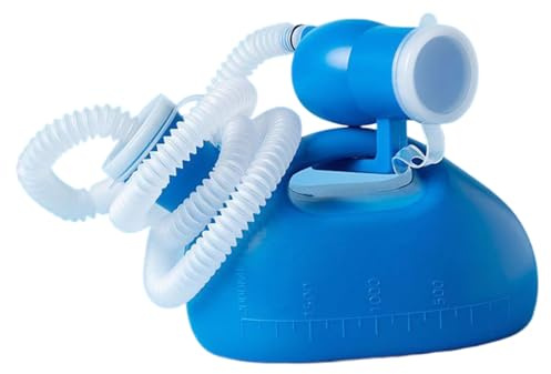 Generisch Bottiglie rosa – 2000 ml, bottiglie di rosa maschili portatili, a tenuta stagna, raccolta di orinatoi per esterni, campeggio, toilette, bottiglie di urina per ospedali auto, camper