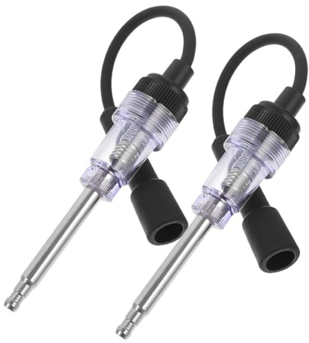 PATKAW 2 Comprobadores de Bujías para Coche Luz de Encendido, Herramienta de Prueba Ligera de Plástico y Hierro para Detectar Estado de Ignición en Sistema de Vehículo