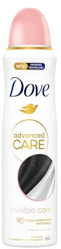 Dove Advanced Care Invisible Care Women's Antiperspirant Deodorant Spray for 72 hour protection against sweat and odour with Pro-Ceramide technology150 ml