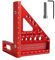 Équerre 3D Multi-Angle Equerre de Menuiserie, Multifonctionnel en Aluminum, Règle de Mesure Triangulaire Réglable de 22.5 à 90 Degrés, Outil de Charpentier Multifonction pour Travail du Bois, Construc