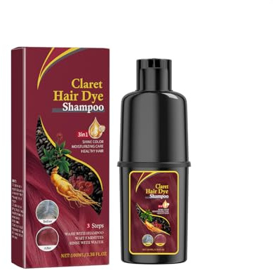 Rote Haarfärbendes Shampoo, Hair Dye Shampoo, Natürliche Langzeit-Farbintensität, Für Strahlendes Rot, Sanfte Reinigung Und Farbverstärkung, Einfache Anwendung, Farbglanz Und Haarstärkung
