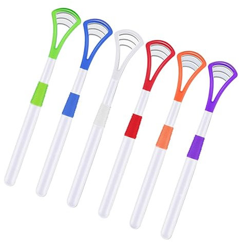 OUNONA Raschietto Per Lingua Arco Morbido in Materiale Premium Per Pulizia Orale e Respiro Fresco Strumento Naturale Per Igiene Lingua Adulti Rimuove Batteri e Previene Carie