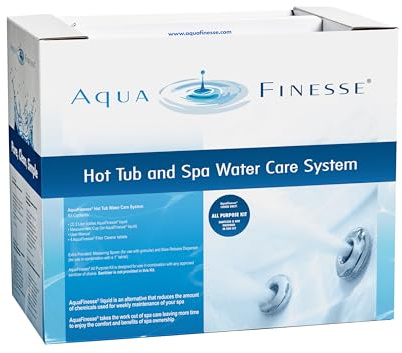 AquaFinesse 956500 All-Purpose Hot Tub 3-5 Month Cleaning Maintenance Kit, White