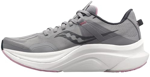 Saucony Women's Tempus Sneaker, Alloy/Quartz, 9.5 Wide