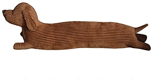 Ziurmut Cojín Relleno Largo Dachshund Cojín navideño para Perro de 55 cm, cojín para sofá para Regalos de cumpleaños para niñas, cojín Acolchado para sillón, decoración del hogar