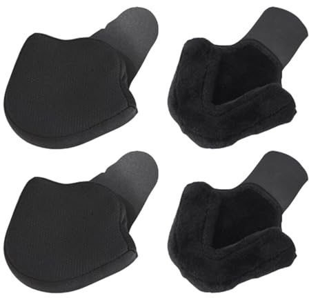 HDGSAFD 2 Paires de Cache-Oreilles Pour Casque et Cyclisme En Plein Air, Cache-Oreilles D'Hiver en Peluche Résistants Au Froid