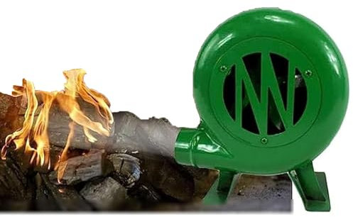 JOUFNING Briquets À Charbon Forge BBQ - Camping Activateur pour Barbecue, Ventilateur Manuel De Ventilateur De Maïs Soufflé, pour Camping/Plein/Randonnée Cuisson Feu ​Soufflet Outils(150W)