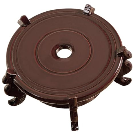 OFFSCH Supporto per Piante da Interno in Legno Naturale Piedistallo per Vasi Leggero e Robusto Porta Vaso Rialzato per Soggiorno e Balcone Espositore Decorativo Multifunzione