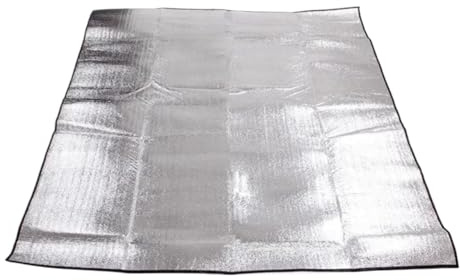 Colchoneta de Camping, Manta Espuma Aluminio, Aislante, colchoneta for Dormir, Almohadilla térmica para Viajes y Actividades al Aire Libre(200 x 100cm)