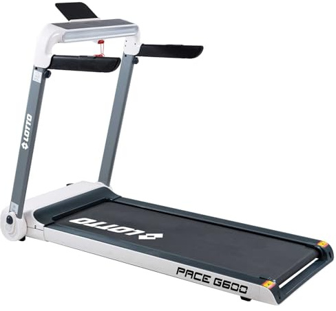 Tapis Roulant Elettrico Lotto Pace G600, 2.5 HP, 1–15 km/h, Inclinazione Automatica 15 Livelli, Superficie 121×46 cm, LED Display, Bluetooth FitShow/Kinomap/Zwift, 12 Programmi, Pieghevole, Max 120 kg
