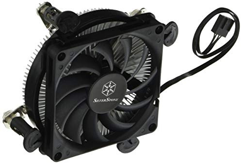SilverStone SST-NT08-115XP - Nitrogon Ventilateur de processeur, Profil bas, 80mm PWM mince, Intel