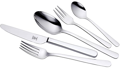 Besteck-Set 30-TLG. | Edelstahl | Spülmaschinenfest | für 6 Personen