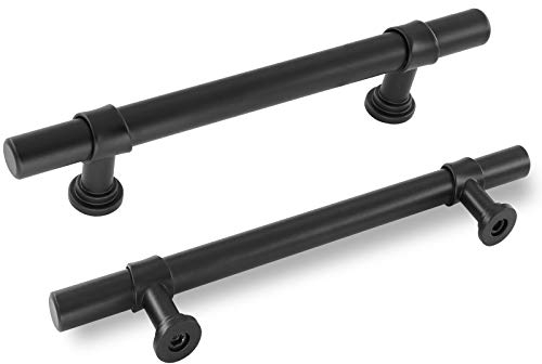 LONTAN 20 Stück Griffe für Küchenschränke Schwarz Küchengriffe 160mm lochabstand Schrankgriffe Möbelgriffe Schubladengriffe Badmöbel