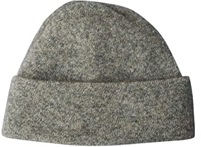 Weft, Possum Mütze Damen/Herren, 40% Possum, 53% Wolle, 7% Seide (Pumice), Grau, Erwachsene, Unisex, Beanie, Mütze