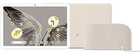 Google Pixel Tablet with Charging Speaker Dock (11 Inch Display, 256 GB Storage, Android, 8 GB RAM) – Porcelain