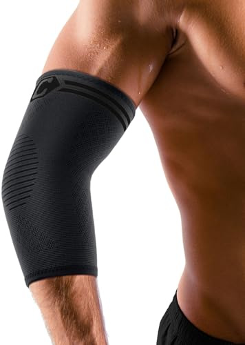 CAMBIVO Armbågsbandage x 2, tennisarmbandage för kvinnor och män, armbågsskydd för sport, golfarm och tennisarm