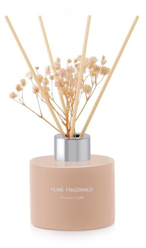 L'odeur Vil - Lino Diffusore Profumatore per Ambienti con 6 Bastoncini di fragranza, 4.06 oz (120ml), essenziale di fragranzaper casa per la Camera da Letto, Ufficio,Bagno decorazione.