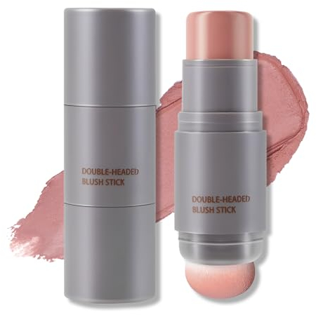 Erinde Cream Blush Stick for Cheeks, Multi-Use Natürliche Finish Rouge Stick, Long Lasting & Waterproof Rougestift, 3-IN-1 Milk Make up Stick für Wange, Lippe und Auge