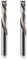 2 Flutes Up & Down Cut Bit 6mm Shank, 25 mm Cutting Length Compression Bit Spiral CNC Router Bits End Mill Tungsten Carbide Milling Cutter Set 2 Pack