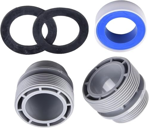 StarRing Kit di adattatori di conversione per tubo flessibile per piscina 4560 per Intex da 40 mm a 1 1/2 pollici, kit di conversione per tubo flessibile Intex per piscina, filtro a sabbia fuori terra