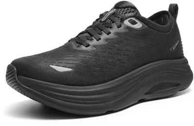 ALLSWIFIT Gångskor för kvinnor vadderad löpning båge stöd bekväm andningsbar lätt gym träning atletiska vardagliga sneakers