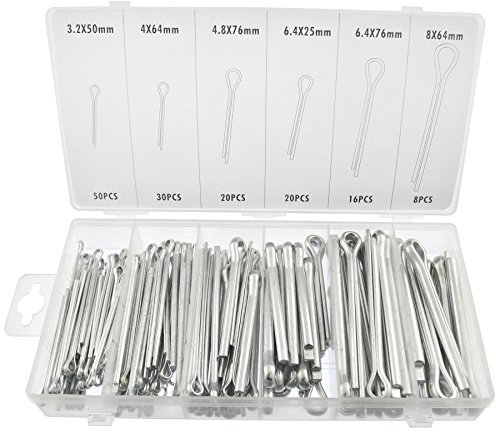 La goupille fendue Goupilles Fixations Grandes Tailles 144pc AST13