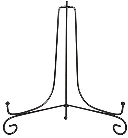 Tnfeeon Chevalet d'Assiette Métal Chevalets Porte Assiette Présentoirs Décoratifs pour Photo Supports Décoration de La Maison(10inch)