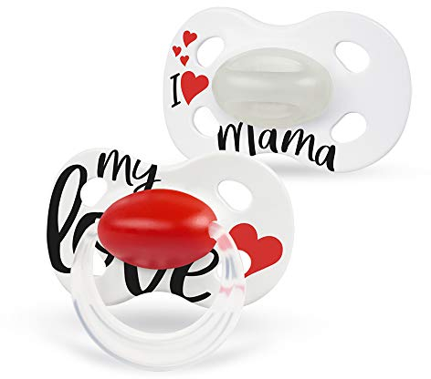 Medela Baby Day & Night Schnuller – Für Babys von 0-6 Monaten – 2 Stück