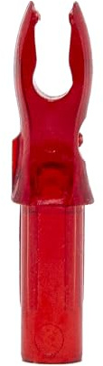 Bohning A Nock, for .204 Shafts (Small, X-Nocks, 5mm) 12 Pack, Ruby